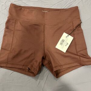 NWT zyia biker shorts with pockets